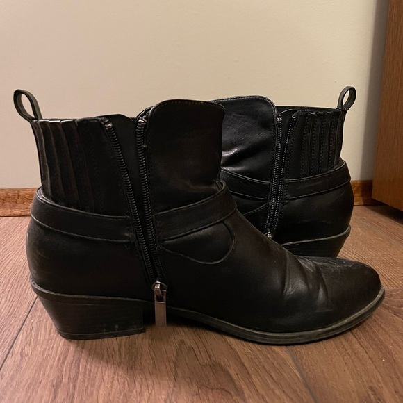 Torrid Black Harness Detail Cowboy Bootie - 7.5 WW - Picture 5 of 7